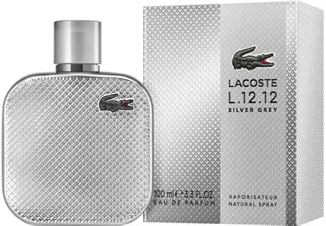 LACOSTE L.12.12 SILVER GREY